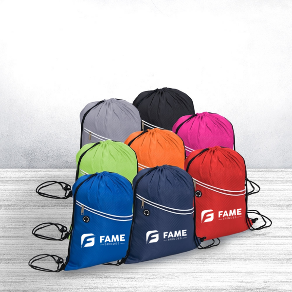 MOCHILA SACO COM SAIDA DE FONE